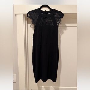 Elegant Black Lace Dress